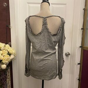 Zarqa crystal embellishments beautiful long sleeve, M